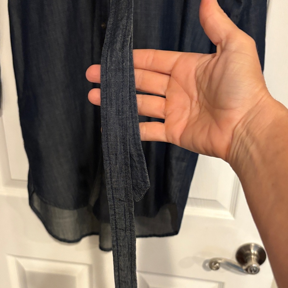 Banana Republic Navy Denim Dress - Picture 3 of 5